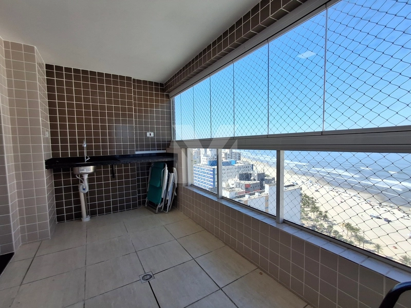 Apartamento 2 dormitórios em prédio frente mar na Vila Mirim.: 14ª foto da galeria de imagens do imóvel