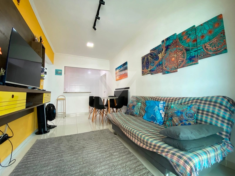 Apartamento vista mar, 1 dormitório, 1 vaga de garagem, Praia Grande.: 2ª foto da galeria de imagens do imóvel