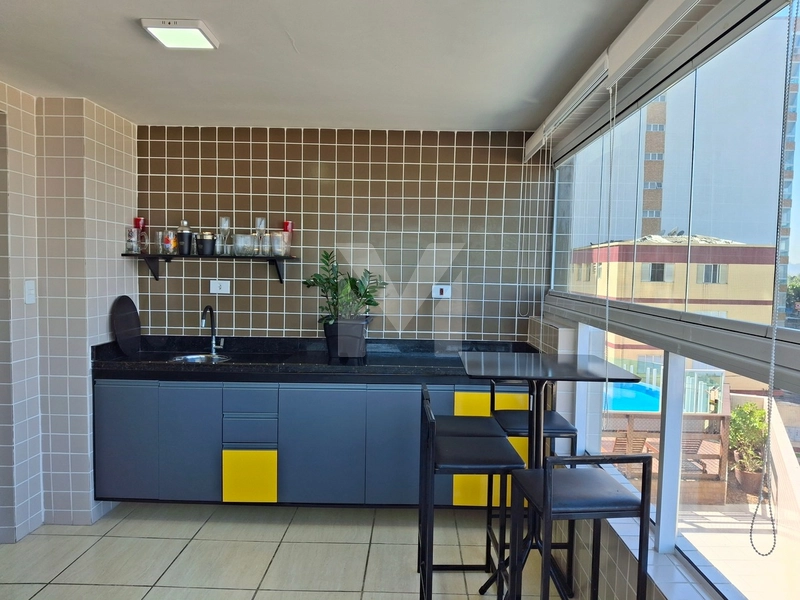 Apartamento frente mar com 3 dormitórios e 2 vagas na Vila Mirim.: 14ª foto da galeria de imagens do imóvel