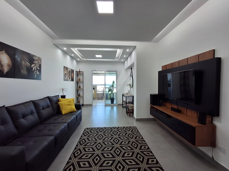 Apartamento frente mar com 3 dormitórios e 2 vagas na Vila Mirim.: 11ª foto da galeria de imagens do imóvel