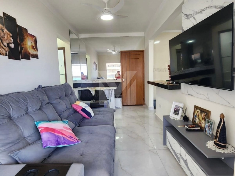 Apartamento vista mar, 2dormitórios, 1suíte, 1vaga, Tupi, Praia Grande: 2ª foto da galeria de imagens do imóvel