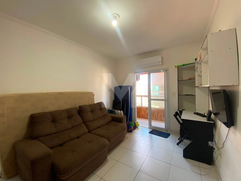Apartamento no Canto do Forte com Vista Mar apenas 200m da praia: 4ª foto da galeria de imagens do imóvel