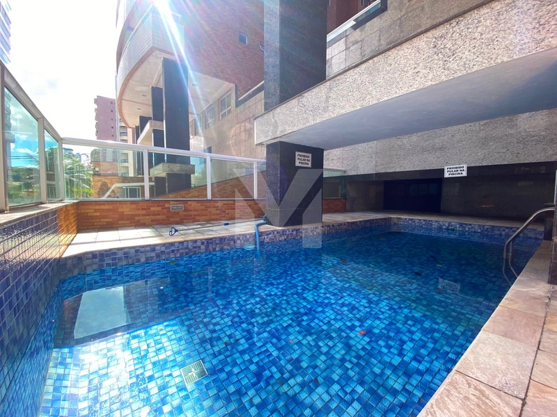 Apartamento no Canto do Forte com Vista Mar apenas 200m da praia: 14ª foto da galeria de imagens do imóvel