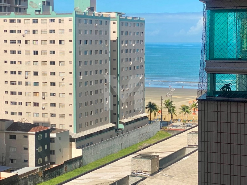 Apartamento no Canto do Forte com Vista Mar apenas 200m da praia