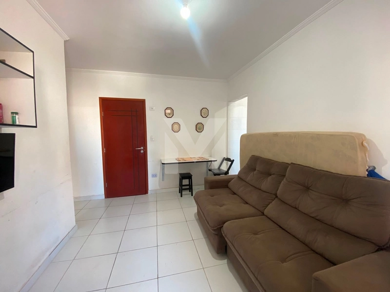 Apartamento no Canto do Forte com Vista Mar apenas 200m da praia: 3ª foto da galeria de imagens do imóvel