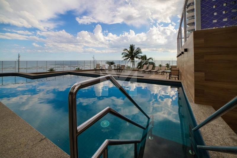 Apartamento frente na Praia grande, no bairro Caiçara: 2ª foto da galeria de imagens do imóvel
