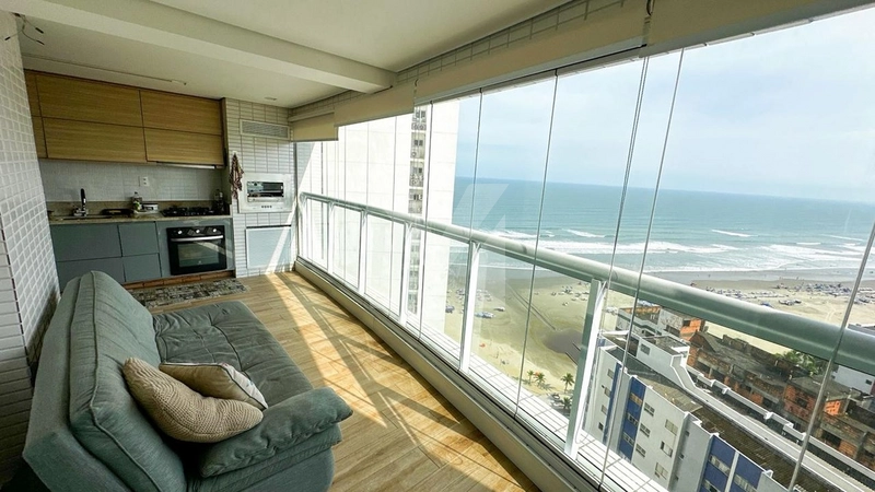 Apartamento 2 dormitórios com vista  mar no Boqueirão.