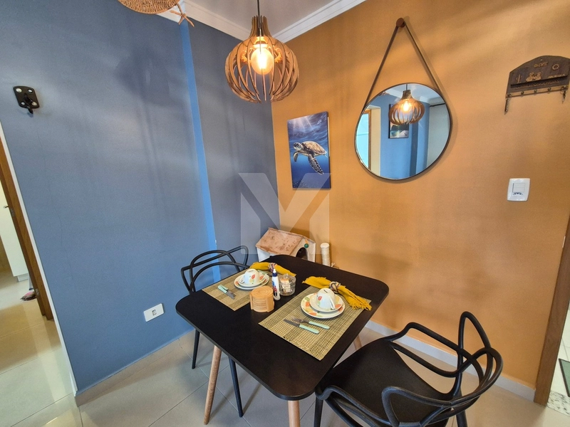 Apartamento mobiliado de 1 dor com suíte para locação na Guilhermina: 4ª foto da galeria de imagens do imóvel