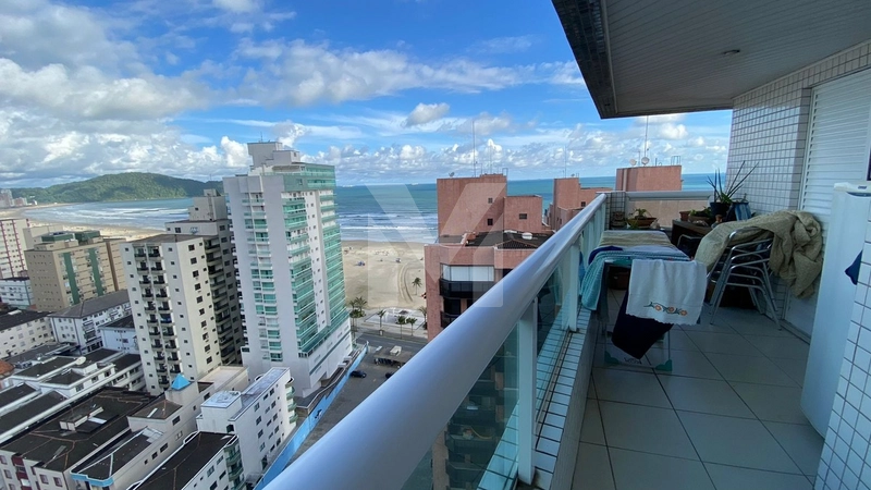 Apartamento com vista mar , 2 dorms, 1 suíte, 1 vaga, Guilhermina: 9ª foto da galeria de imagens do imóvel