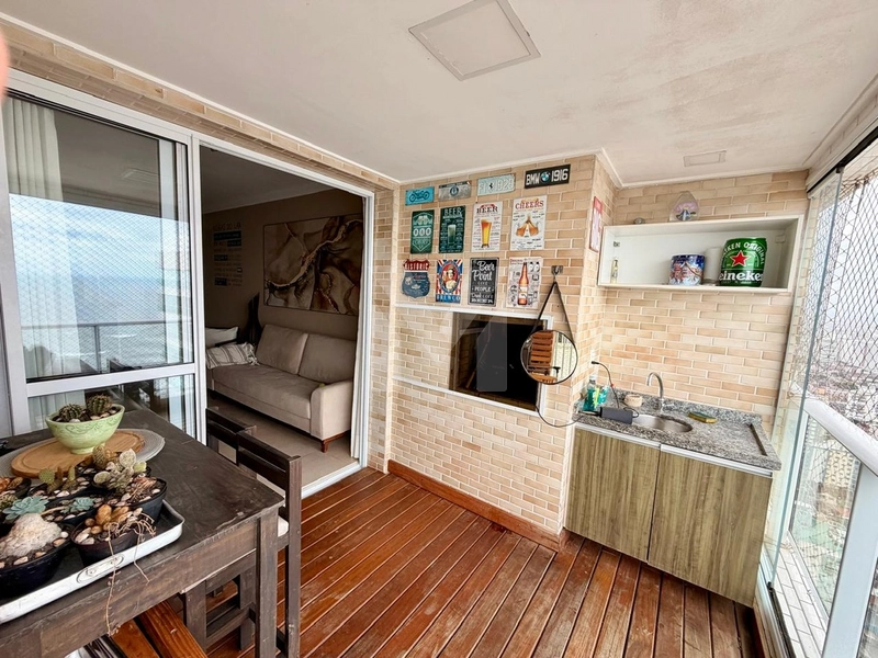 Apartamento pé na areia 2 dormitporios na Vila Mirim: 19ª foto da galeria de imagens do imóvel