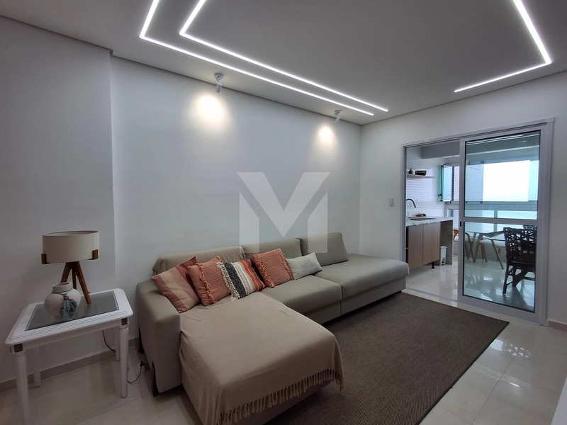 Lindo apartamento mobiliado com 3 dormitórios frente total para o mar: 15ª foto da galeria de imagens do imóvel