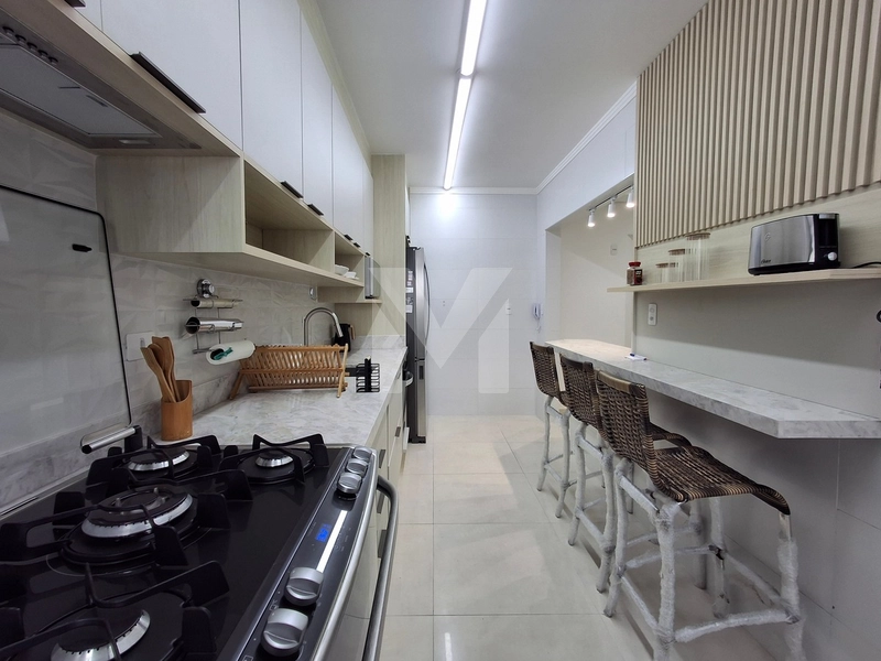 Lindo apartamento mobiliado com 3 dormitórios frente total para o mar: 22ª foto da galeria de imagens do imóvel