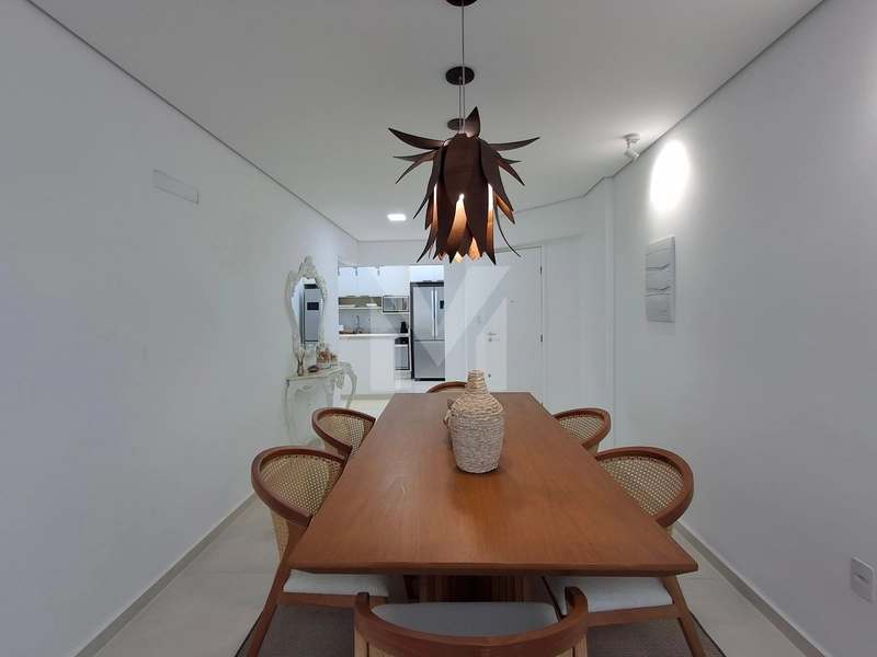 Lindo apartamento mobiliado com 3 dormitórios frente total para o mar: 8ª foto da galeria de imagens do imóvel
