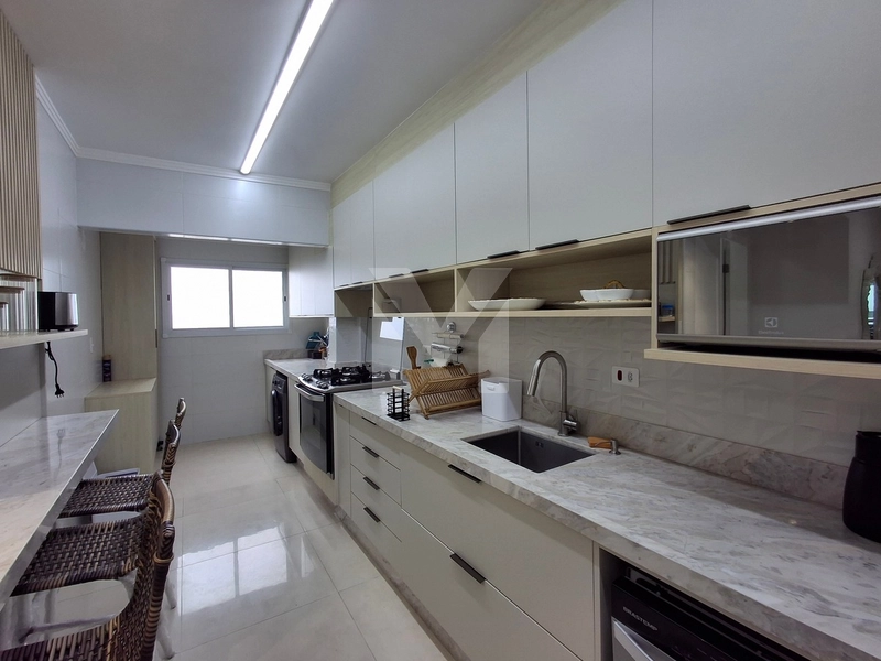 Lindo apartamento mobiliado com 3 dormitórios frente total para o mar: 20ª foto da galeria de imagens do imóvel