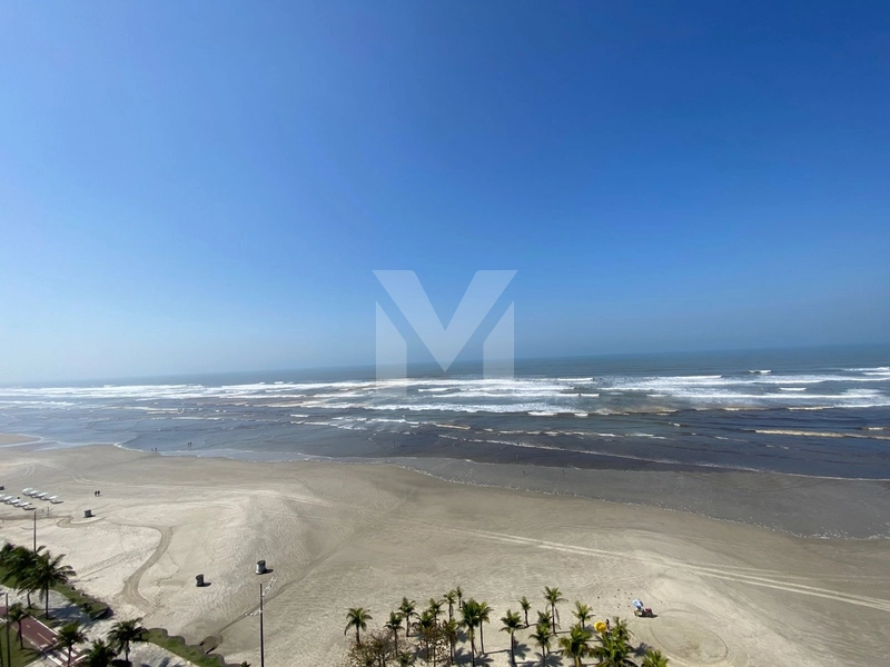 Apartamento dois dormitórios sendo uma suíte, Frente Mar, Praia Grande