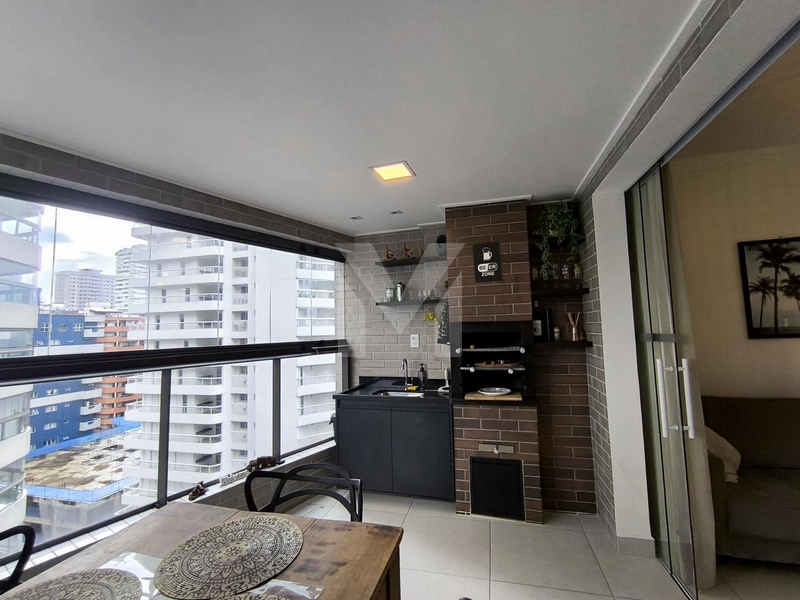 Apartamento com 2 suítes todo mobiliado no Canto do Forte: 2ª foto da galeria de imagens do imóvel