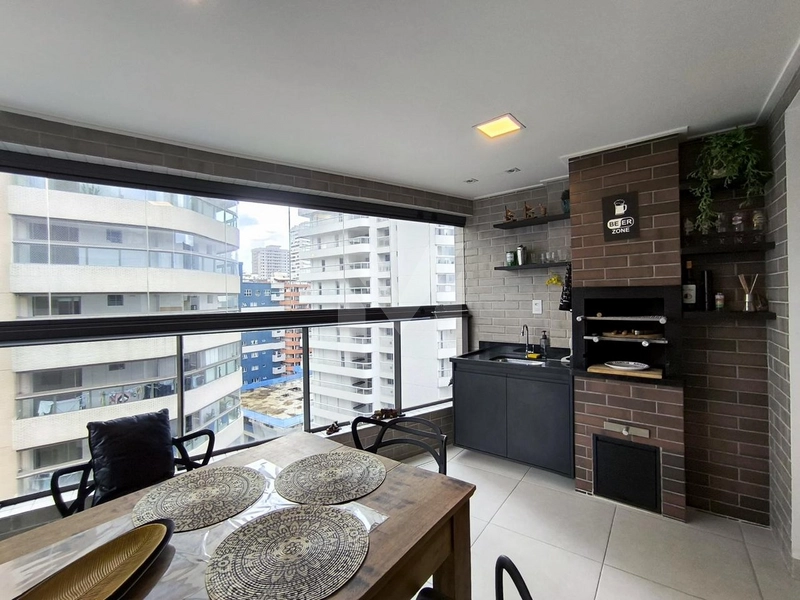 Apartamento com 2 suítes todo mobiliado no Canto do Forte: 3ª foto da galeria de imagens do imóvel