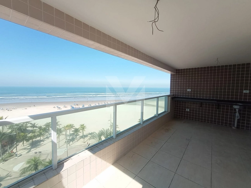 Apartamento Frente Mar 3 Quartos na Vila Mirim Praia Grande: 1ª foto da galeria de imagens do imóvel