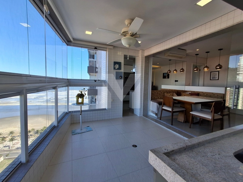 Lindo apartamento de 3 quartos e vista mar no Canto do Forte: 2ª foto da galeria de imagens do imóvel