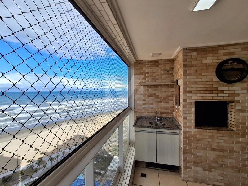 Apartamento frente para o mar com 3 dormitórios e lazer de clube: 4ª foto da galeria de imagens do imóvel