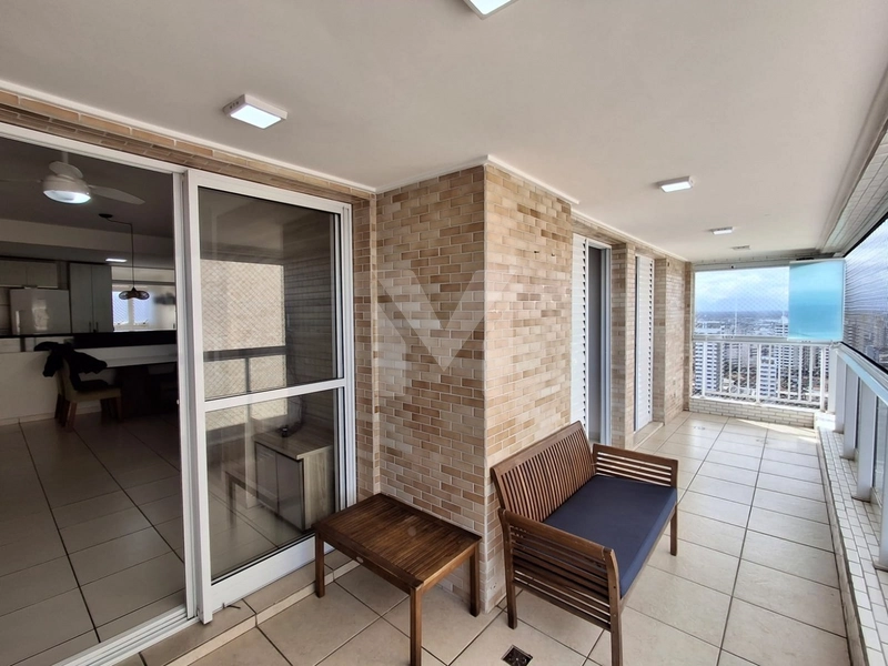 Apartamento frente para o mar com 3 dormitórios e lazer de clube: 7ª foto da galeria de imagens do imóvel