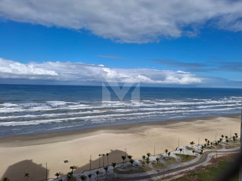 Apartamento frente para o mar com 3 dormitórios e lazer de clube: 2ª foto da galeria de imagens do imóvel