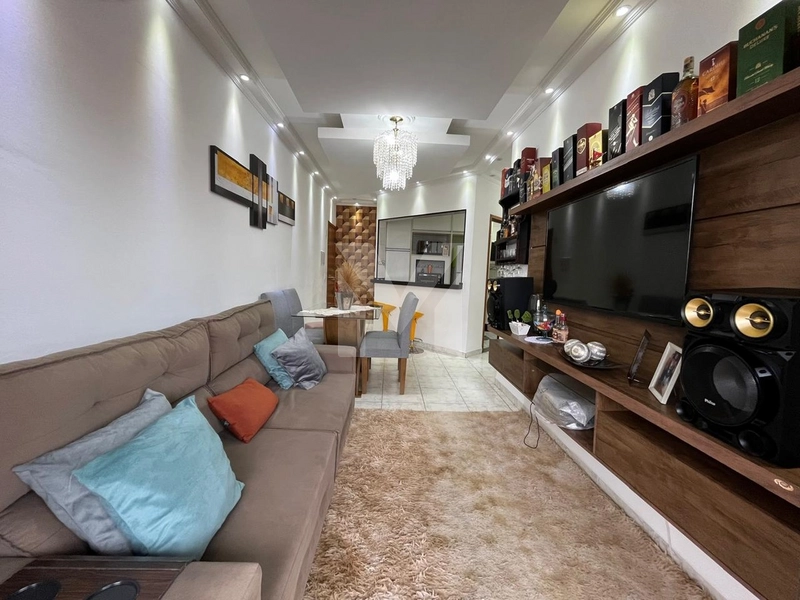01 Quarto com Suíte Vila Tupi Praia Grande - SP: 3ª foto da galeria de imagens do imóvel