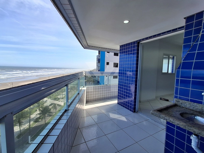 Apartamento frente mar 2 dormitórios e sacada gourmet por R$ 550 mil: 6ª foto da galeria de imagens do imóvel