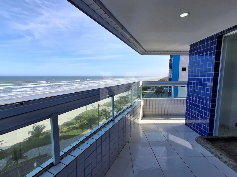 Apartamento frente mar 2 dormitórios e sacada gourmet por R$ 550 mil: 5ª foto da galeria de imagens do imóvel