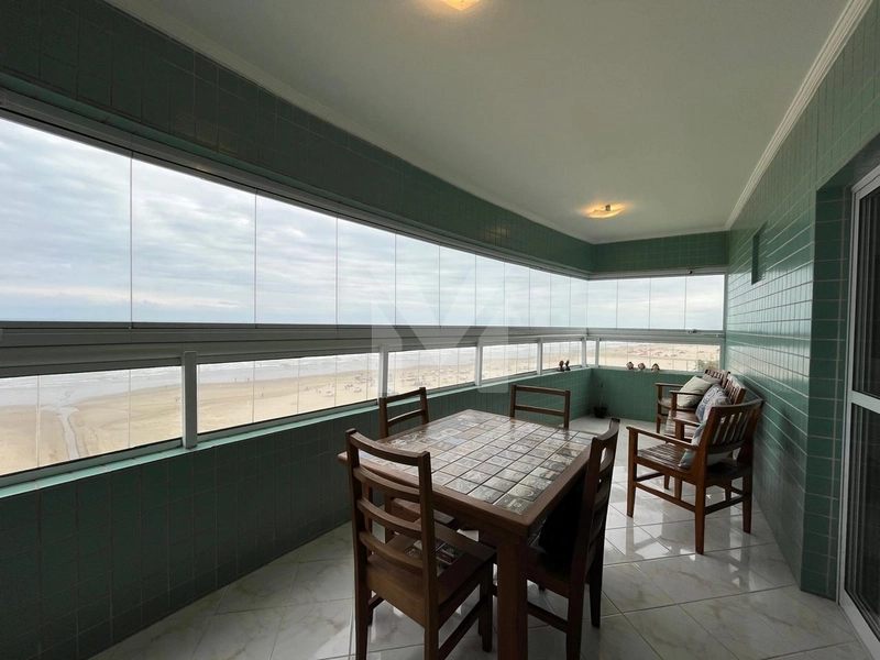 Apartamento frente mar total 3 dormitórios mobiliado na Guilhermina!: 2ª foto da galeria de imagens do imóvel
