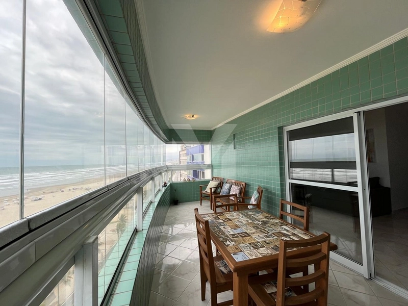 Apartamento frente mar total 3 dormitórios mobiliado na Guilhermina!: 4ª foto da galeria de imagens do imóvel