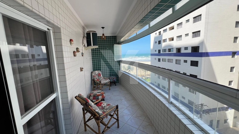 Apartamento vista mar 3 dormitórios mobiliado na Guilhermina!: 1ª foto da galeria de imagens do imóvel