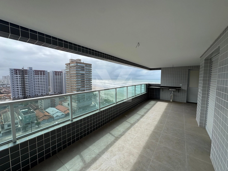 Apartamento 3 dormitórios vista para o mar na Cidade de Praia Grande/S: 2ª foto da galeria de imagens do imóvel