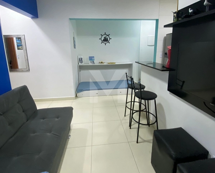 Apartamento mobiliado a 100 metros da praia: 3ª foto da galeria de imagens do imóvel