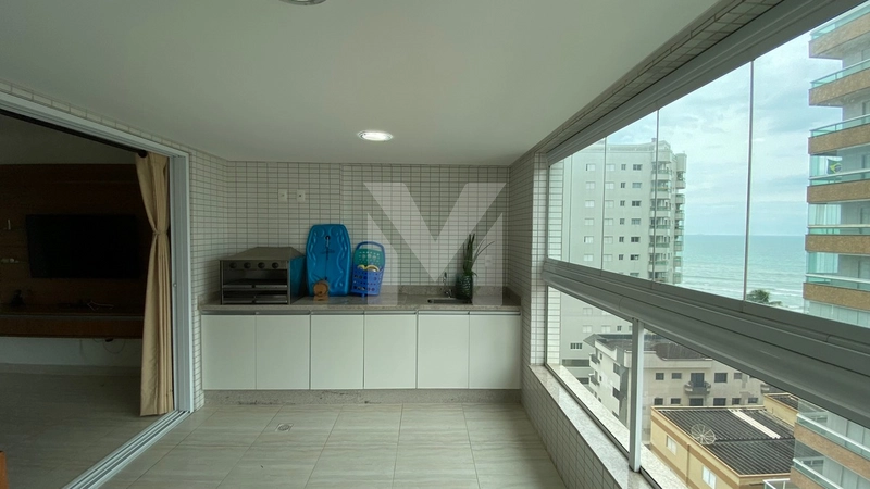 3 dormitorios mobiliado próximo ao mar