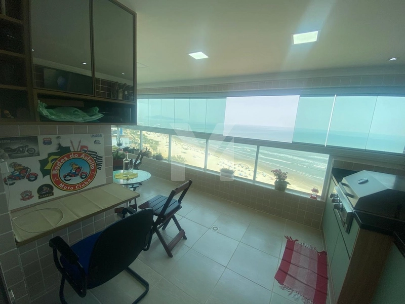 Apartamento frente mar com 3 dormitórios porteira fechada: 4ª foto da galeria de imagens do imóvel