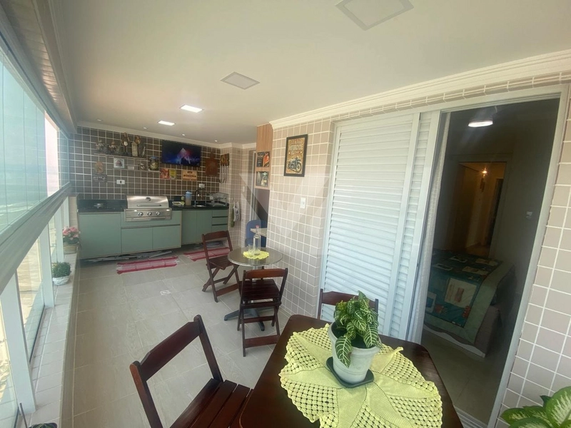 Apartamento frente mar com 3 dormitórios porteira fechada: 7ª foto da galeria de imagens do imóvel