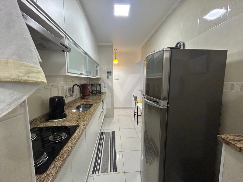 Apartamento Porteira Fechada com Vista Mar no Maracanã – Praia Grande: 7ª foto da galeria de imagens do imóvel