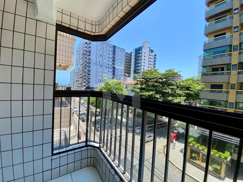 Apartamento Mobiliado com Sacada e Vista para o Mar na Guilhermina: 3ª foto da galeria de imagens do imóvel