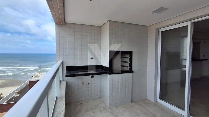 Apartamento novo com 2 dormitórios e vista para o mar no Caiçara