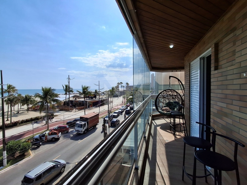 Lindo apartamento frente mar total com 3 dormitórios porteira fechada!: 7ª foto da galeria de imagens do imóvel