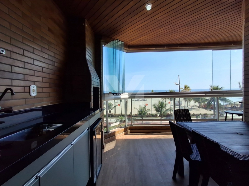 Lindo apartamento frente mar total com 3 dormitórios porteira fechada!: 3ª foto da galeria de imagens do imóvel