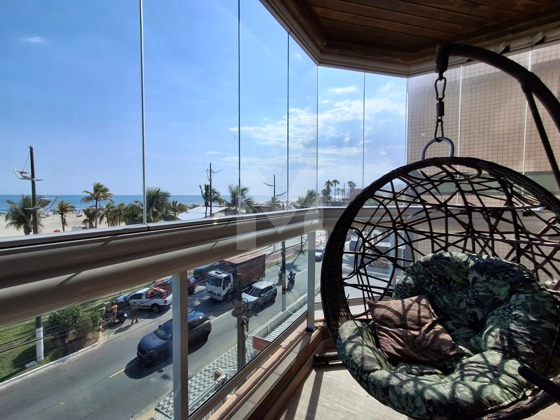 Lindo apartamento frente mar total com 3 dormitórios porteira fechada!: 8ª foto da galeria de imagens do imóvel