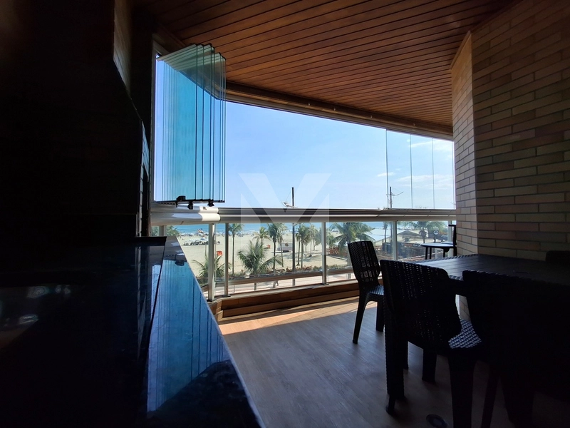Lindo apartamento frente mar total com 3 dormitórios porteira fechada!: 4ª foto da galeria de imagens do imóvel