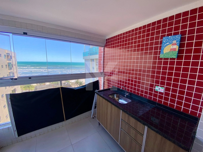 Apartamento com Vista Mar em Praia Grande, Caiçara: 3ª foto da galeria de imagens do imóvel