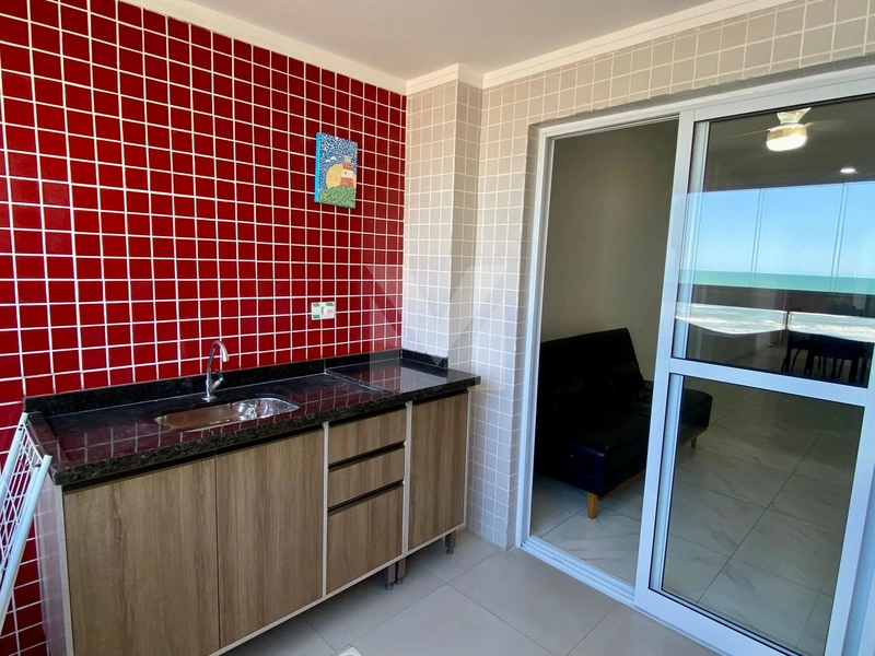 Apartamento com Vista Mar em Praia Grande, Caiçara: 2ª foto da galeria de imagens do imóvel