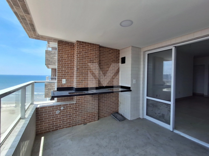 Apartamento 2 dormitórios e sacada gourmet e vista mar por R$ 569 mil: 2ª foto da galeria de imagens do imóvel