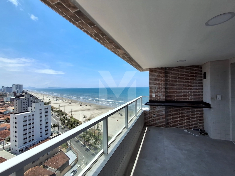 Apartamento 2 dormitórios e sacada gourmet e vista mar por R$ 538 mil: 3ª foto da galeria de imagens do imóvel