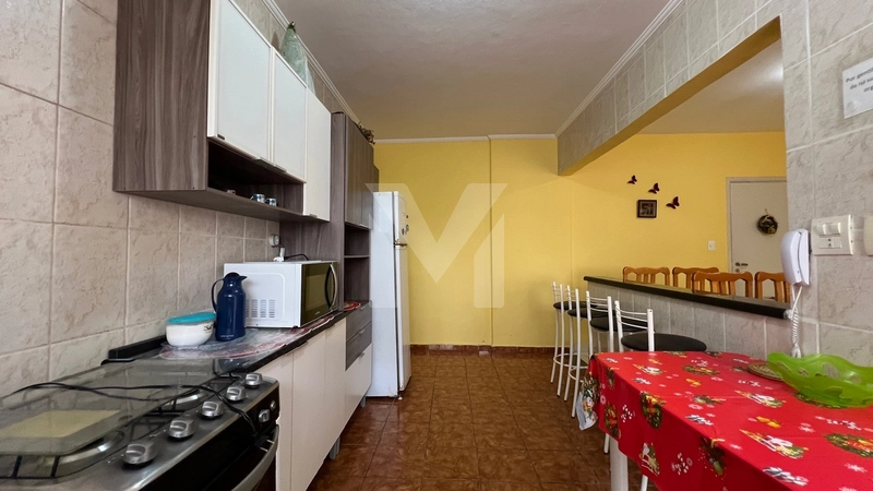 Apartamento mobiliado a 100 metros da praia aviação Praia Grande: 4ª foto da galeria de imagens do imóvel