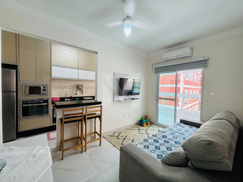 Há 300m da Praia, Apartamento 2dorm.(1 suíte) MOBILIADO - TUPI: 2ª foto da galeria de imagens do imóvel